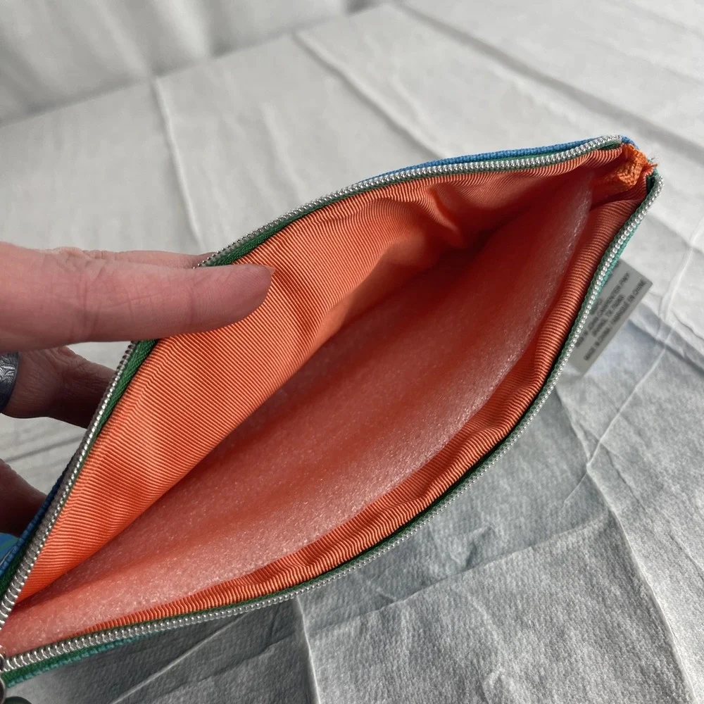 Shades Accessory Bag Blue Green Orange. 8
